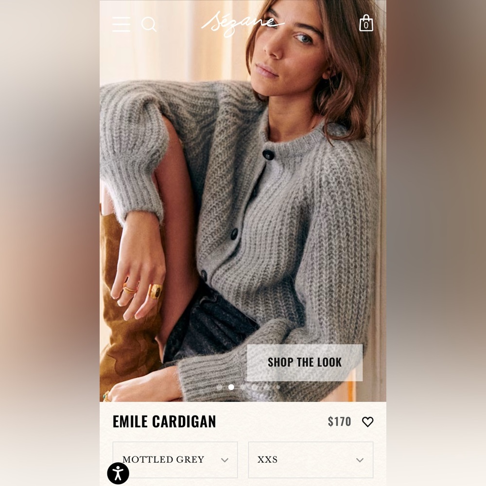 Sezane Emile Cardigan